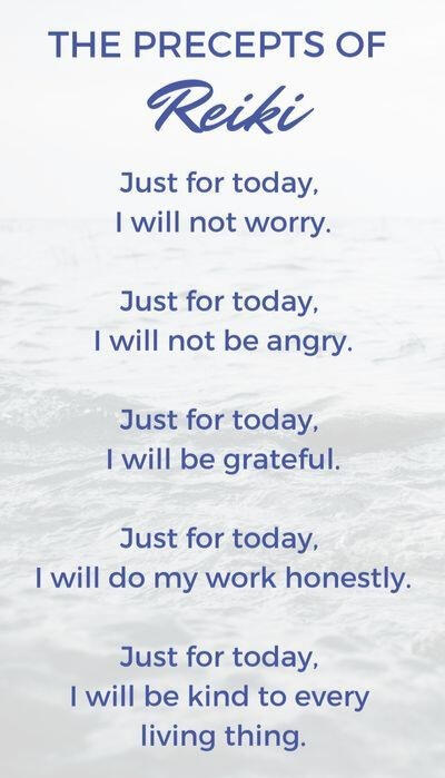 Discovering the Reiki Precepts